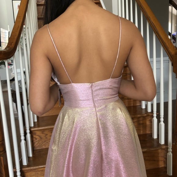 Ashley Lauren Glittery Prom Dress - Picture 4 of 6